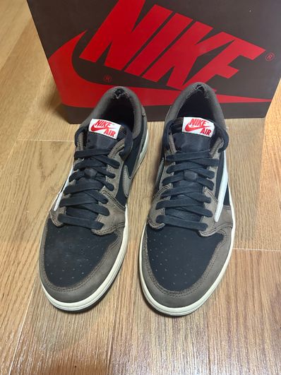 Travis Scott × Nike Air Jordan 1 Low OG SP-T "Black/Dark Mocha"