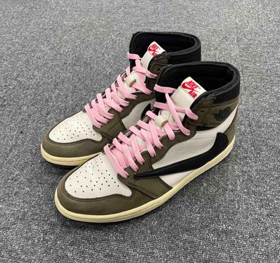 Travis Scott × Nike Air Jordan 1 Retro High OG TS SP "Sail/Dark Mocha"
