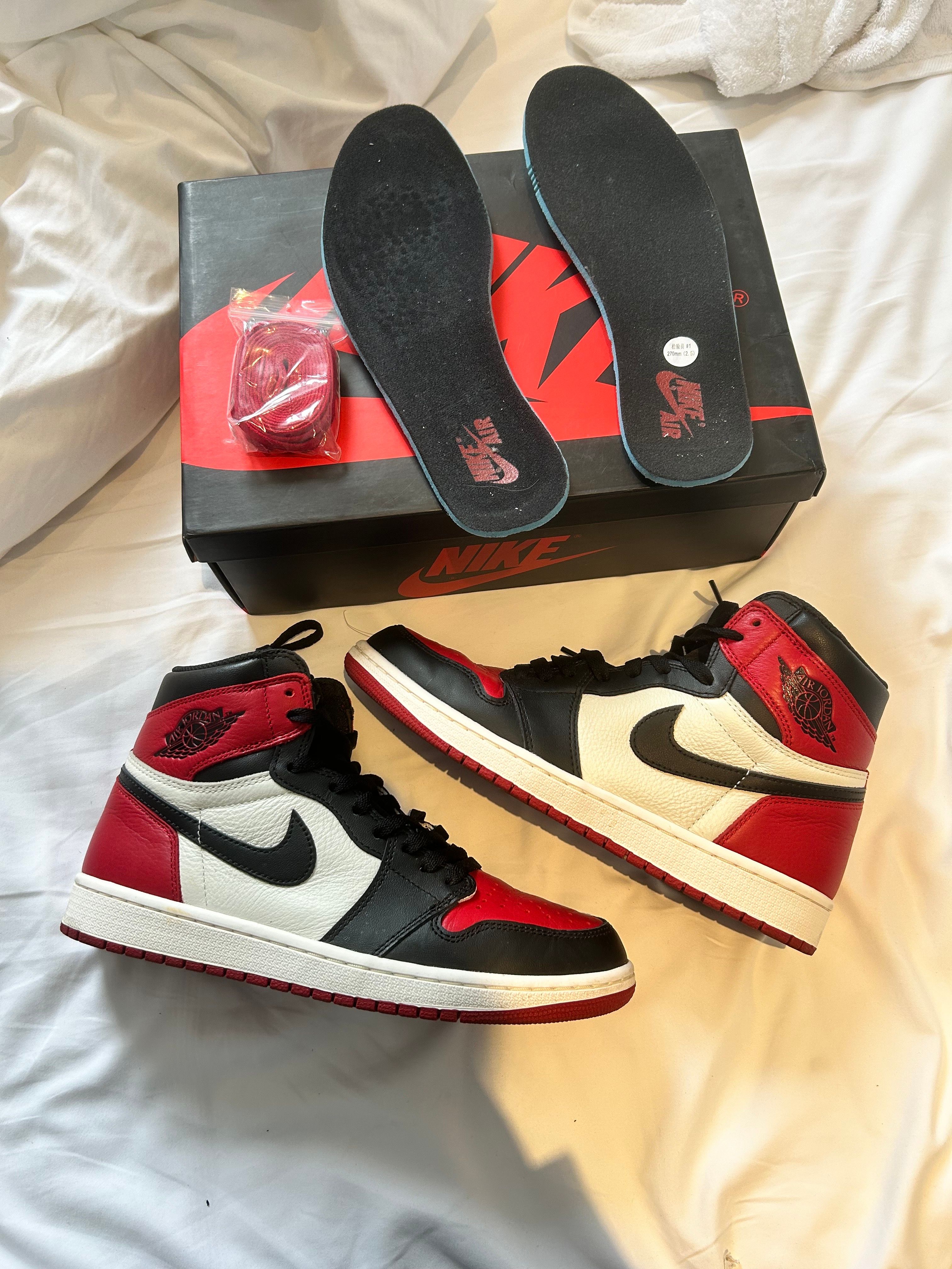 Nike Air Jordan 1 Retro High OG "Bred Toe"