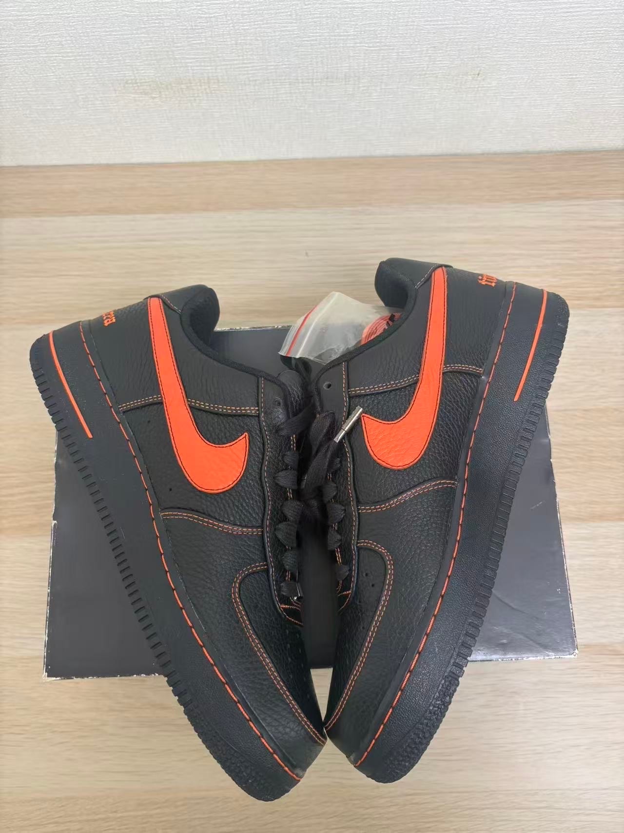VLONE × Nike Air Force 1 Low "Black/Orange Blaze"