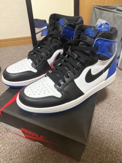 fragment design × Nike Air Jordan 1 Retro High OG "Black/Sport Royal/White"