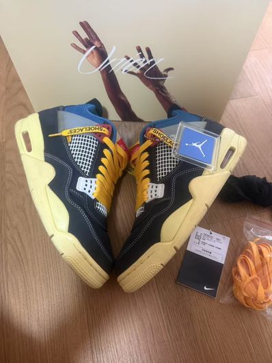 UNION × NIKE AIR JORDAN 4 "OFF NOIR"