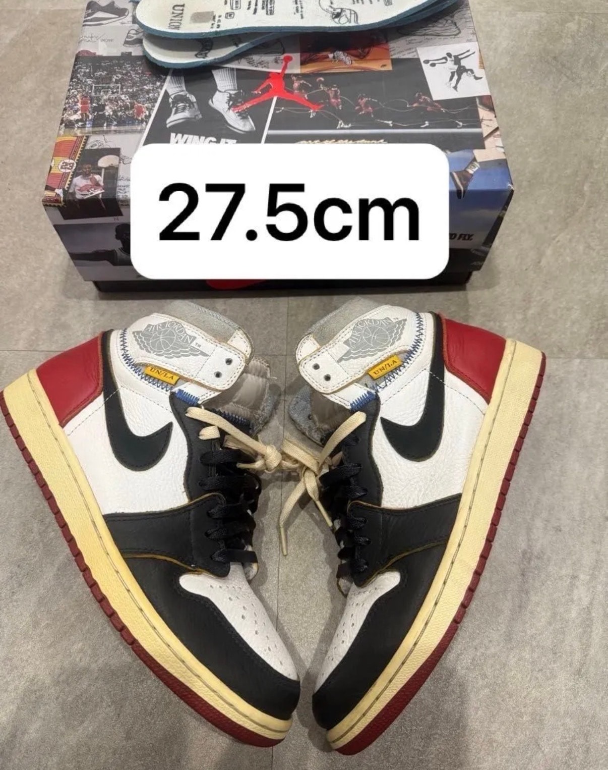 UNION × Nike Air Jordan 1 Retro High OG NRG "Varsity Red/Wolf Grey"