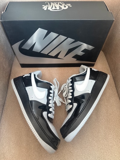 Central Cee × Nike Air Force 1 Low "Black/Light Smoke Grey"