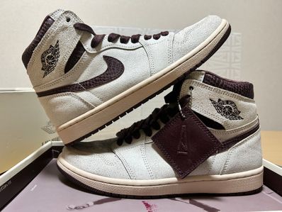 A Ma Maniere × Nike Air Jordan 1 Retro High OG "Sail and Burgundy"