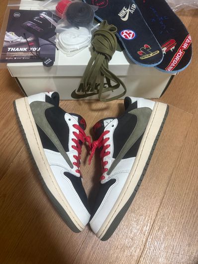 Travis Scott × Nike Women's Air Jordan 1 Low OG "Medium Olive"