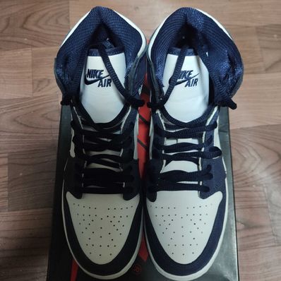 Nike GS Air Jordan 1 High OG CO.JP "Midnight Navy" (2020)(ブリーフケースなし)