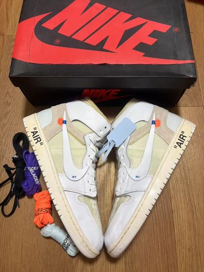Off-White × Nike Air Jordan 1 Retro High "White"