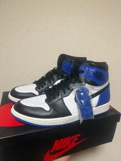 fragment design × Nike Air Jordan 1 Retro High OG "Black/Sport Royal/White"