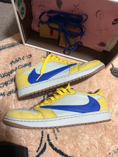 Travis Scott × Nike Women's Air Jordan 1 Retro Low OG "Canary"
