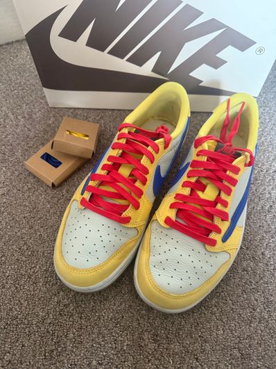 Travis Scott × Nike Women's Air Jordan 1 Retro Low OG "Canary"
