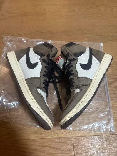 Travis Scott × Nike Air Jordan 1 Retro High OG TS SP "Sail/Dark Mocha"