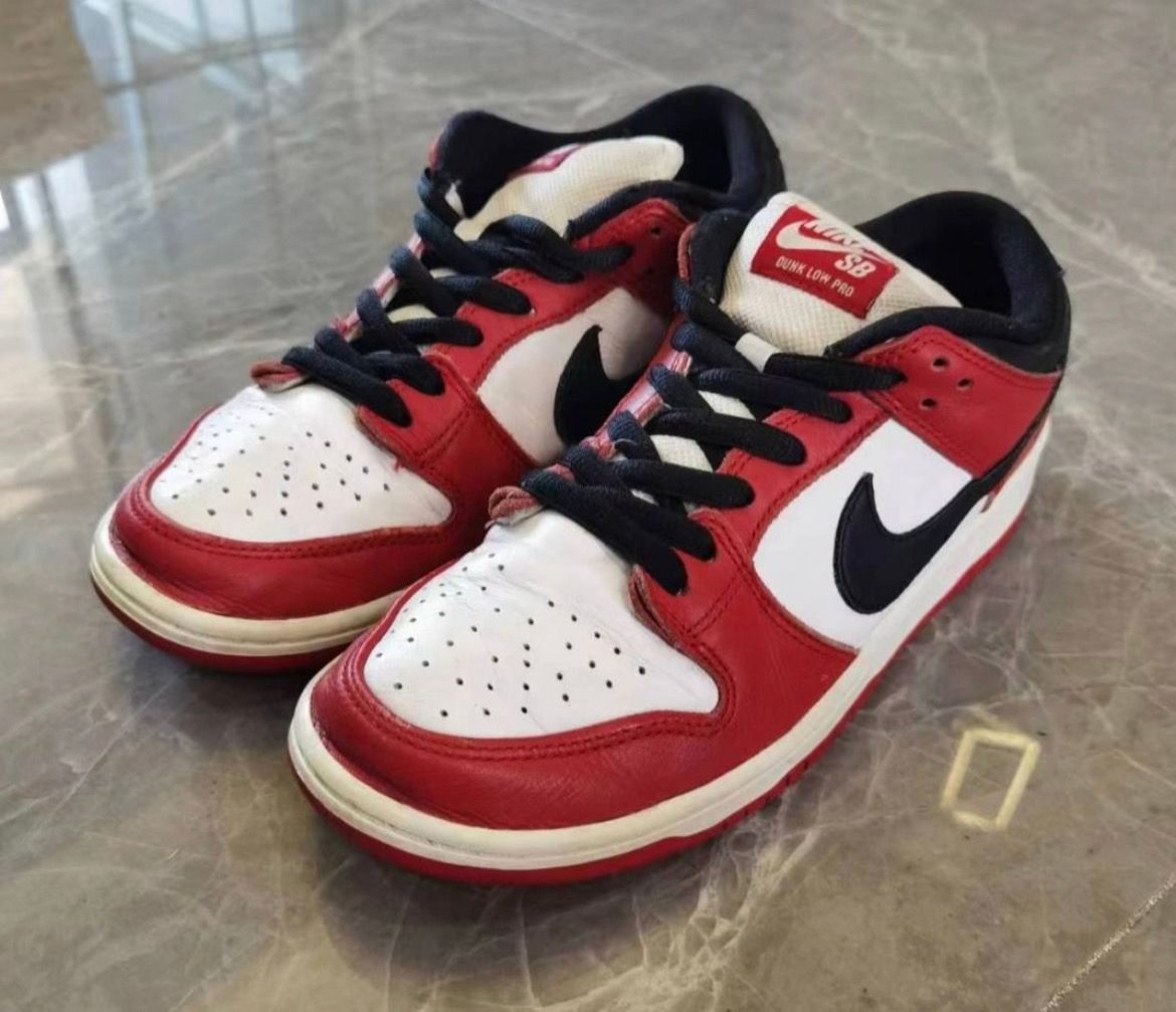 Nike SB Dunk Low Pro "J-Pack Chicago/Varsity Red and White"
