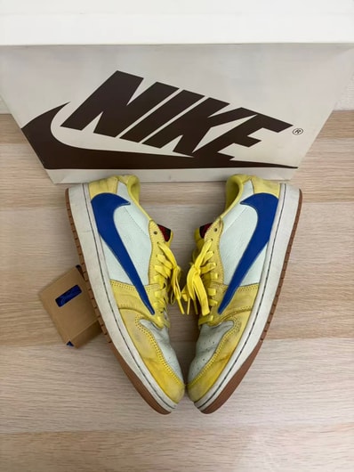 Travis Scott × Nike Women's Air Jordan 1 Retro Low OG "Canary"
