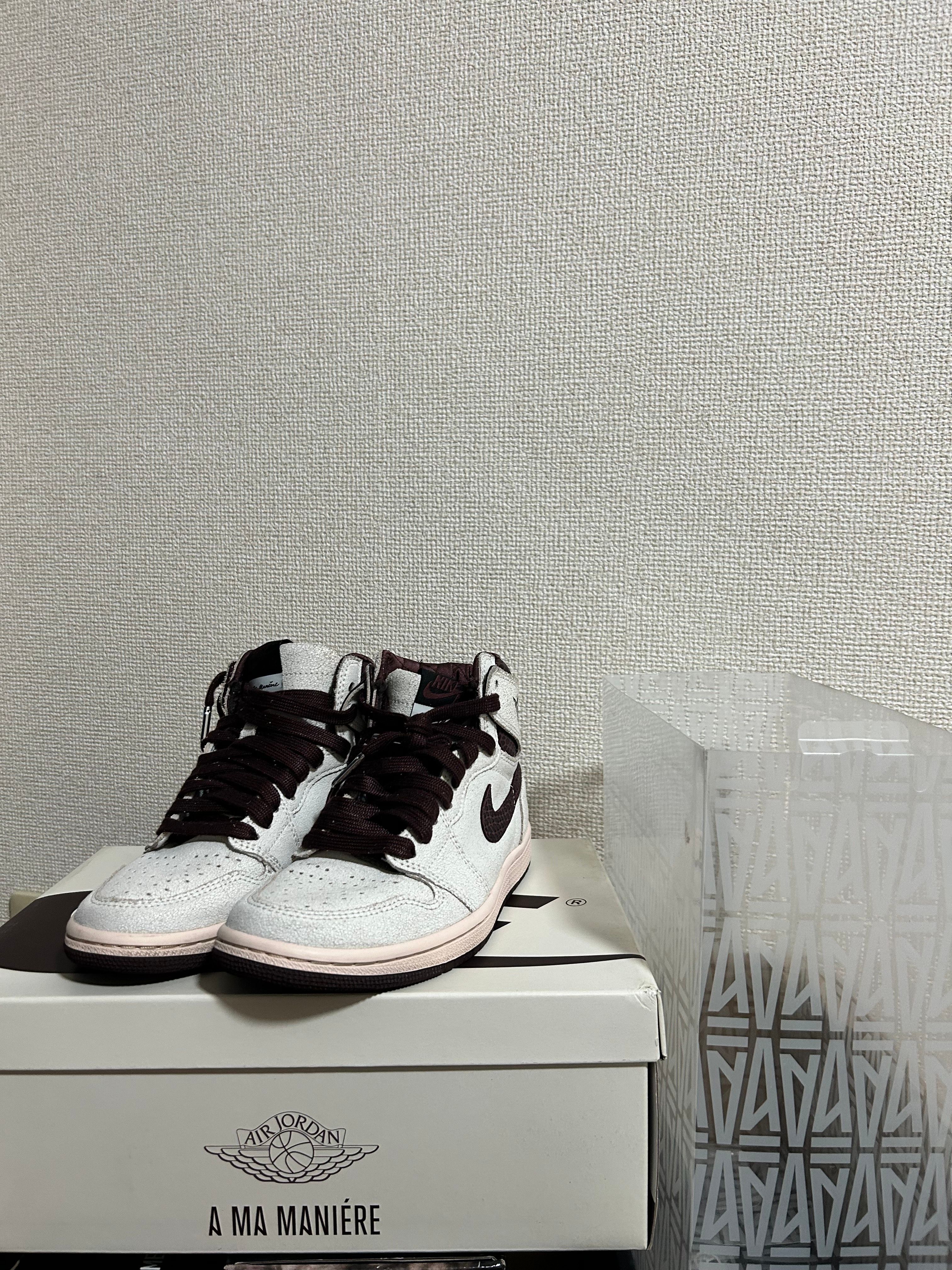 A Ma Maniere × Nike Air Jordan 1 Retro High OG "Sail and Burgundy"