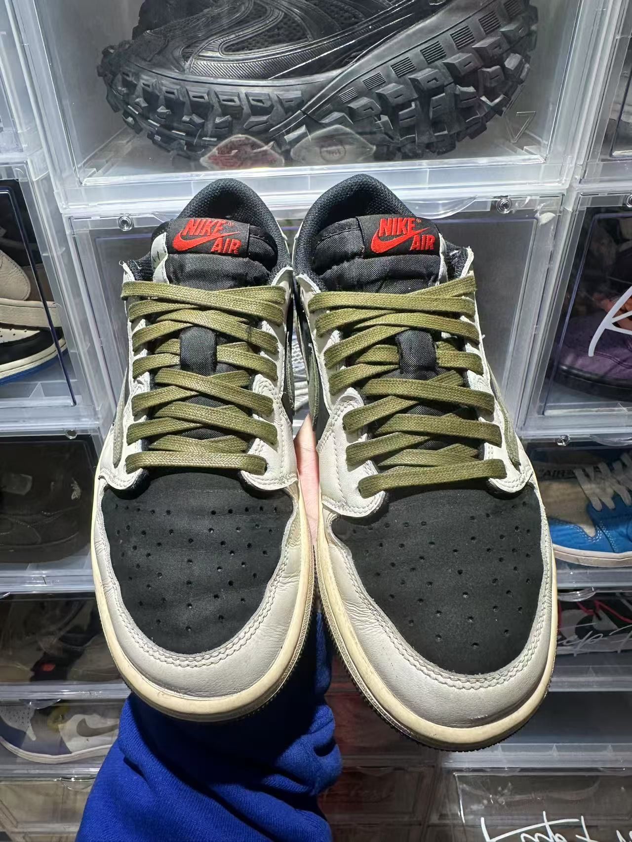 Travis Scott × Nike Women's Air Jordan 1 Low OG "Medium Olive"