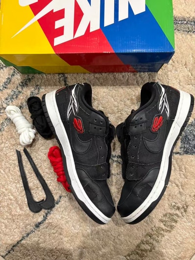 Wasted Youth × Nike SB Dunk Low "Black Denim" / VERDY