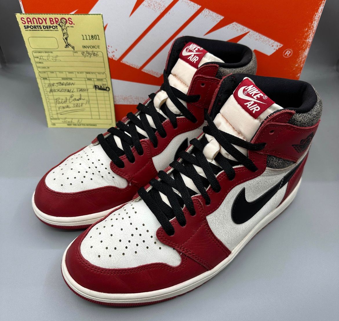 Nike Air Jordan 1 High OG "Lost & Found/Chicago"