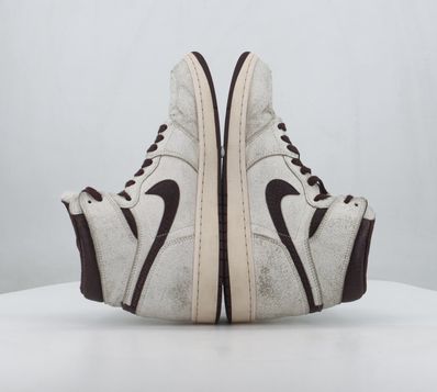A Ma Maniere × Nike Air Jordan 1 Retro High OG "Sail and Burgundy"
