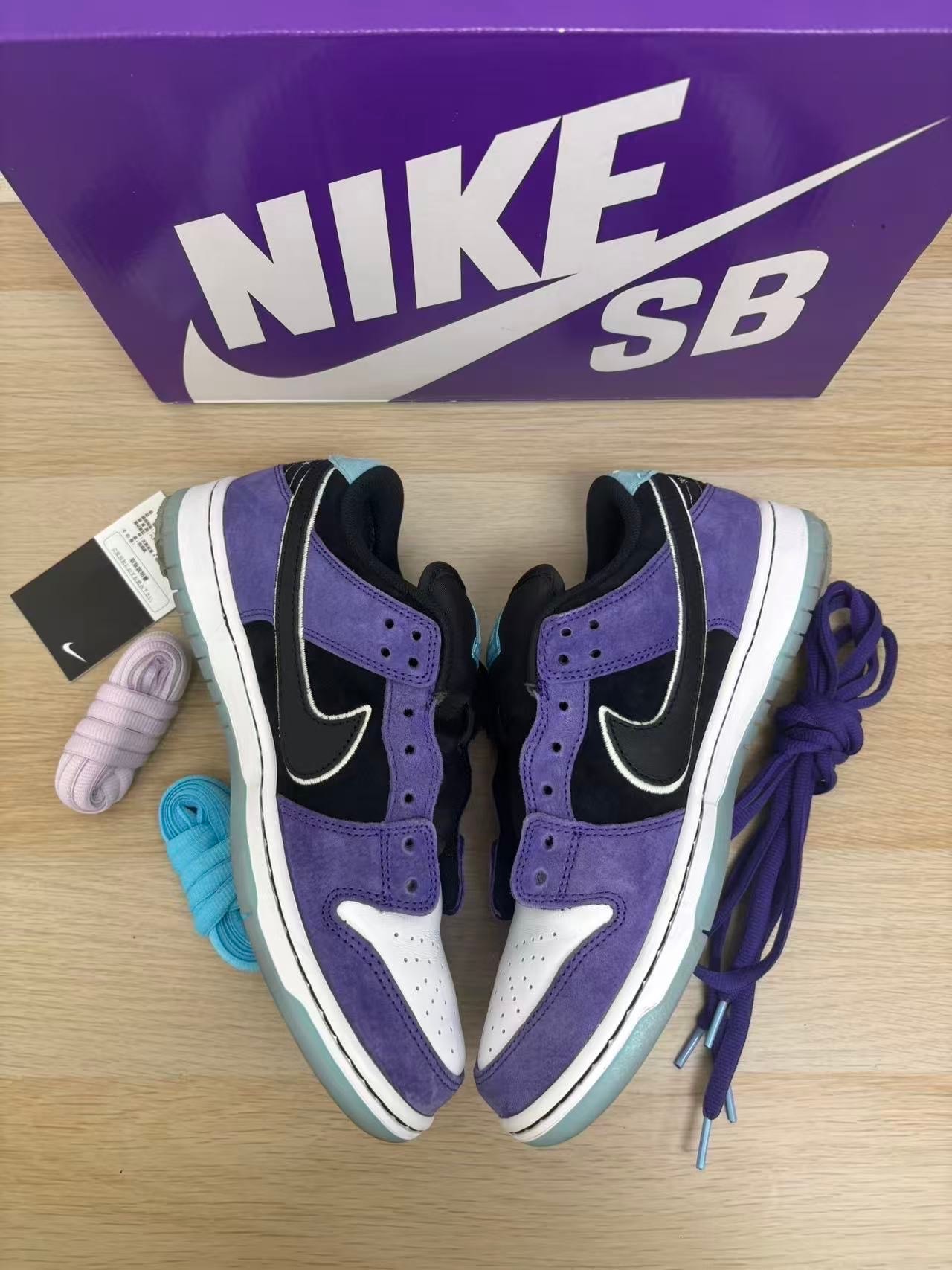 Hayley Wilson × Nike SB Dunk Low Pro "Black and Court Purple"