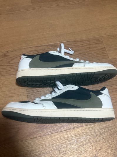 Travis Scott × Nike Women's Air Jordan 1 Low OG "Medium Olive"