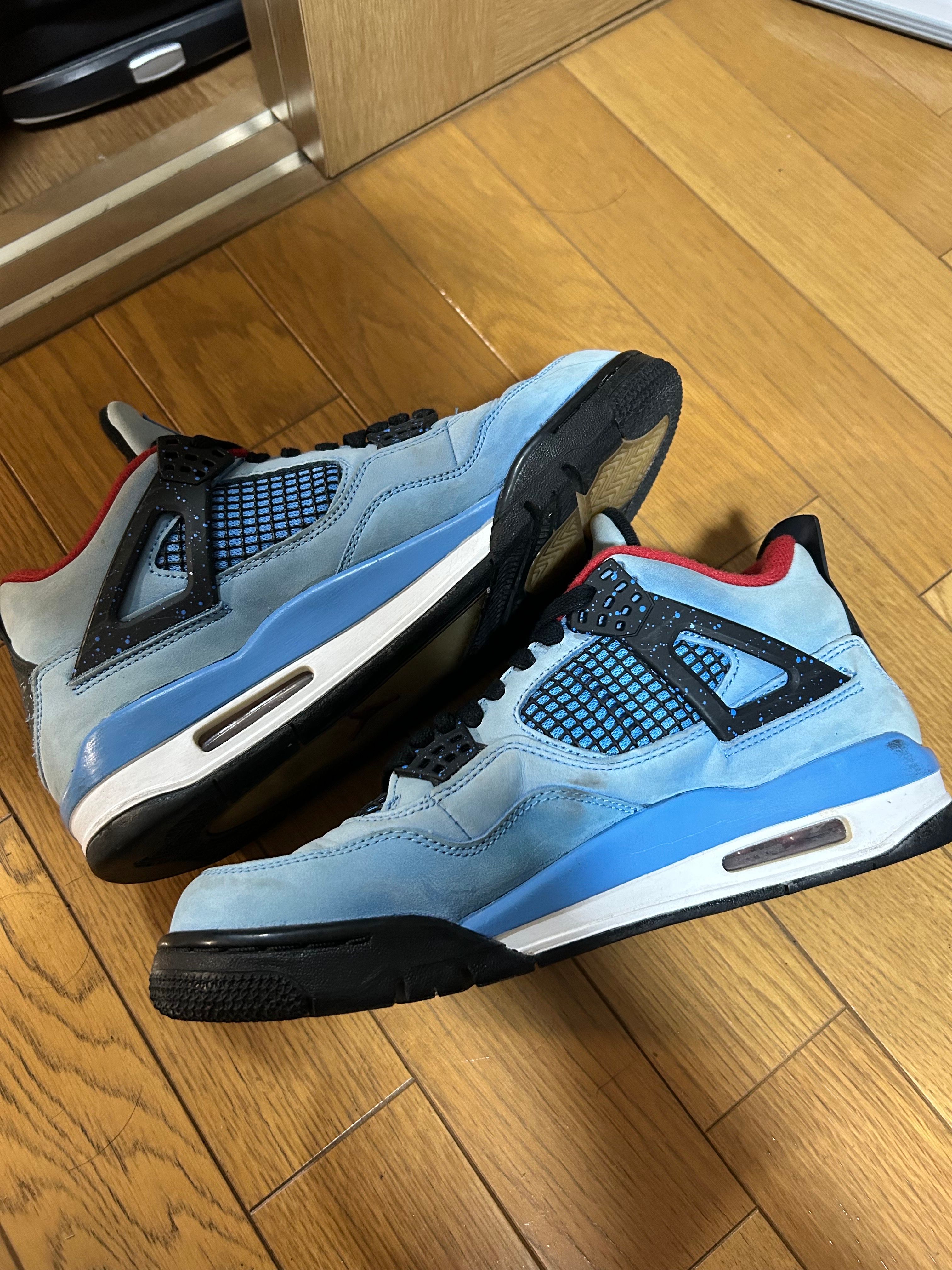 Travis Scott × Nike Air Jordan 4 Retro Cactus Jack "University Blue"