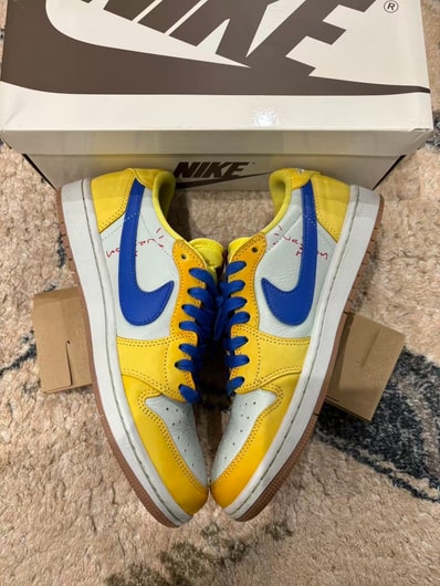 Travis Scott × Nike Women's Air Jordan 1 Retro Low OG "Canary"