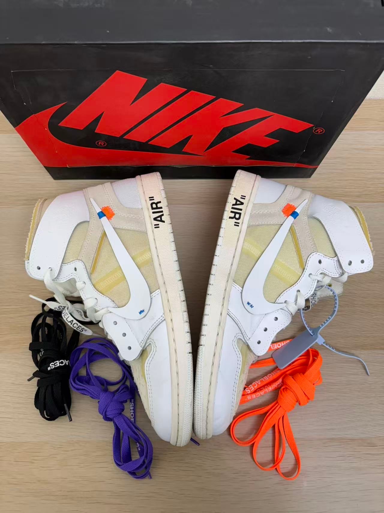 Off-White × Nike Air Jordan 1 Retro High "White"