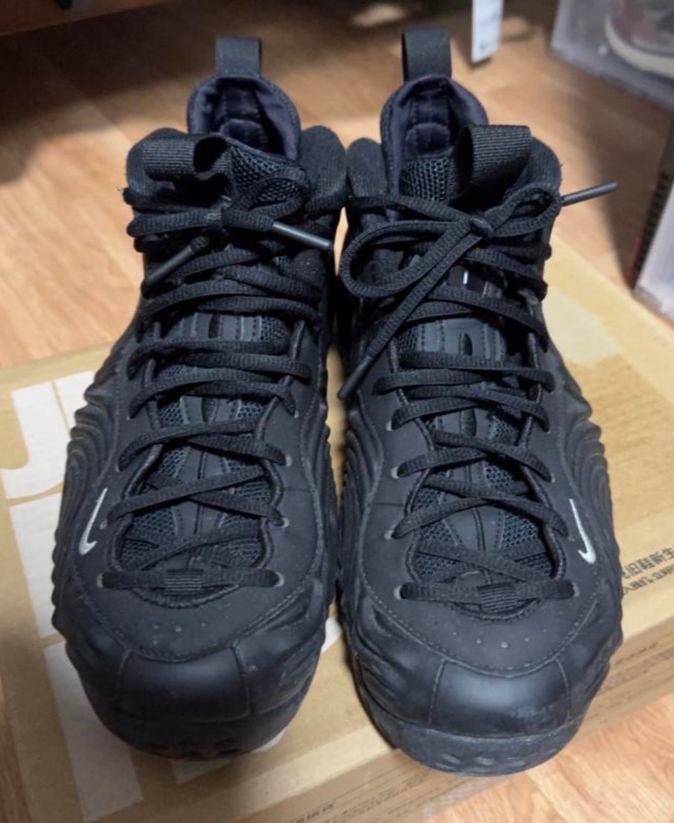 COMME des GARCONS HOMME PLUS × Nike Air Foamposite One "Black"