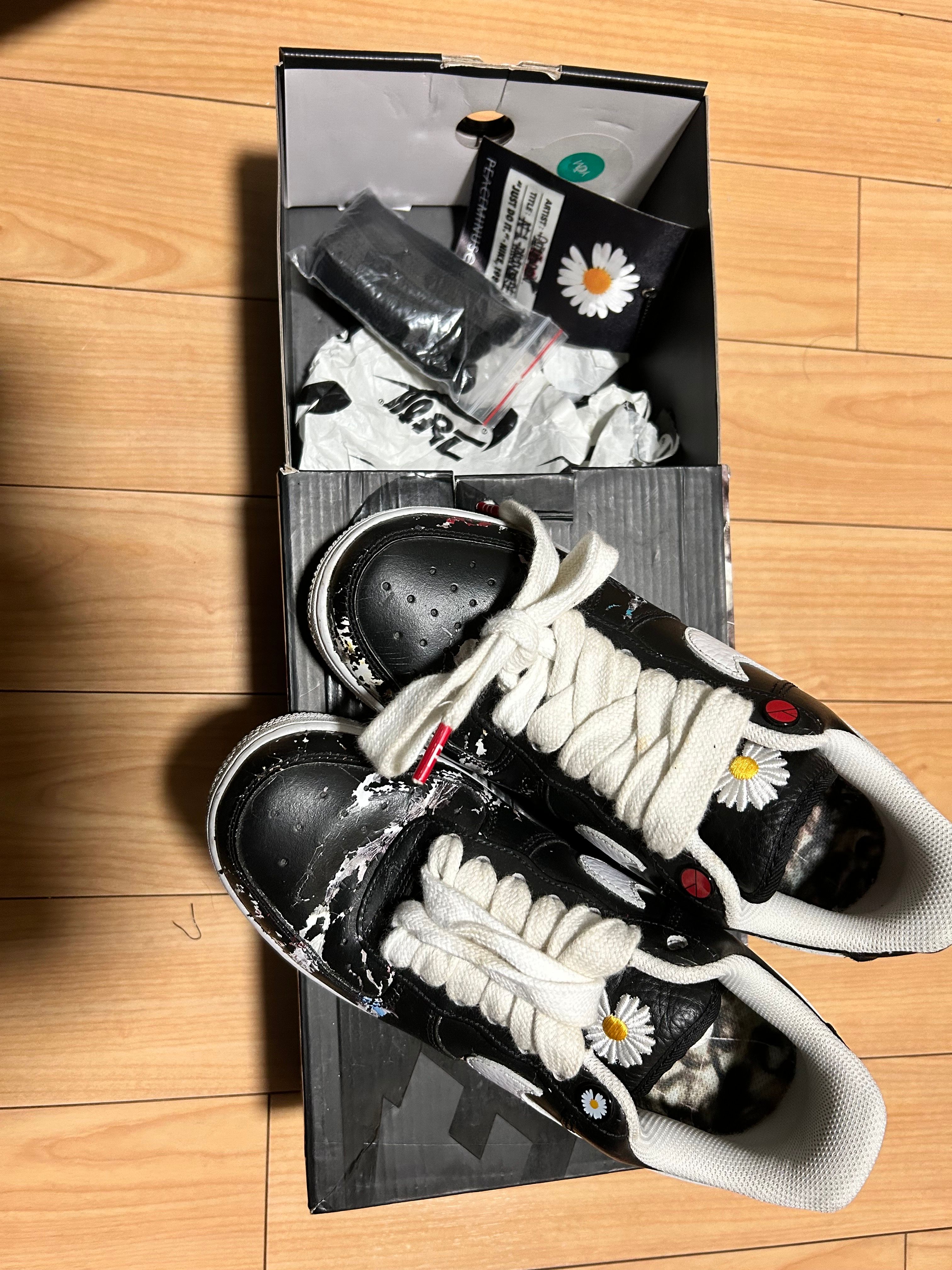 PEACEMINUSONE × Nike Air Force 1 Low Para Noise "Black" / G-DRAGON