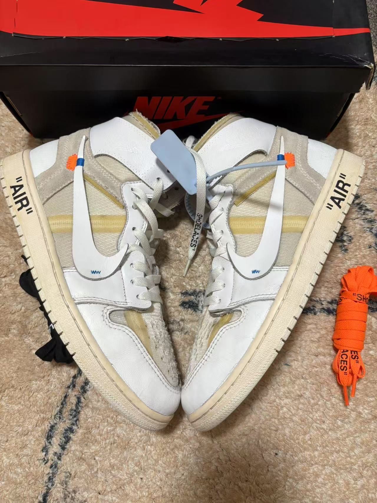 Off-White × Nike Air Jordan 1 Retro High "White"