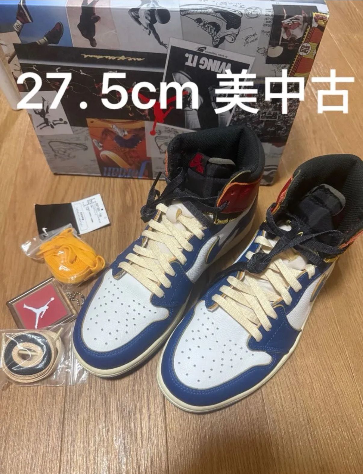 Union × Nike Air Jordan 1 Retro High OG NRG "Storm Blue/Varsity Red"