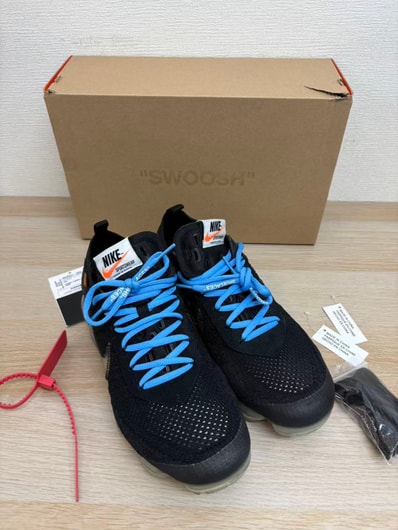 Off-White × Nike Air Vapormax "Black/Total Orange/Clear"