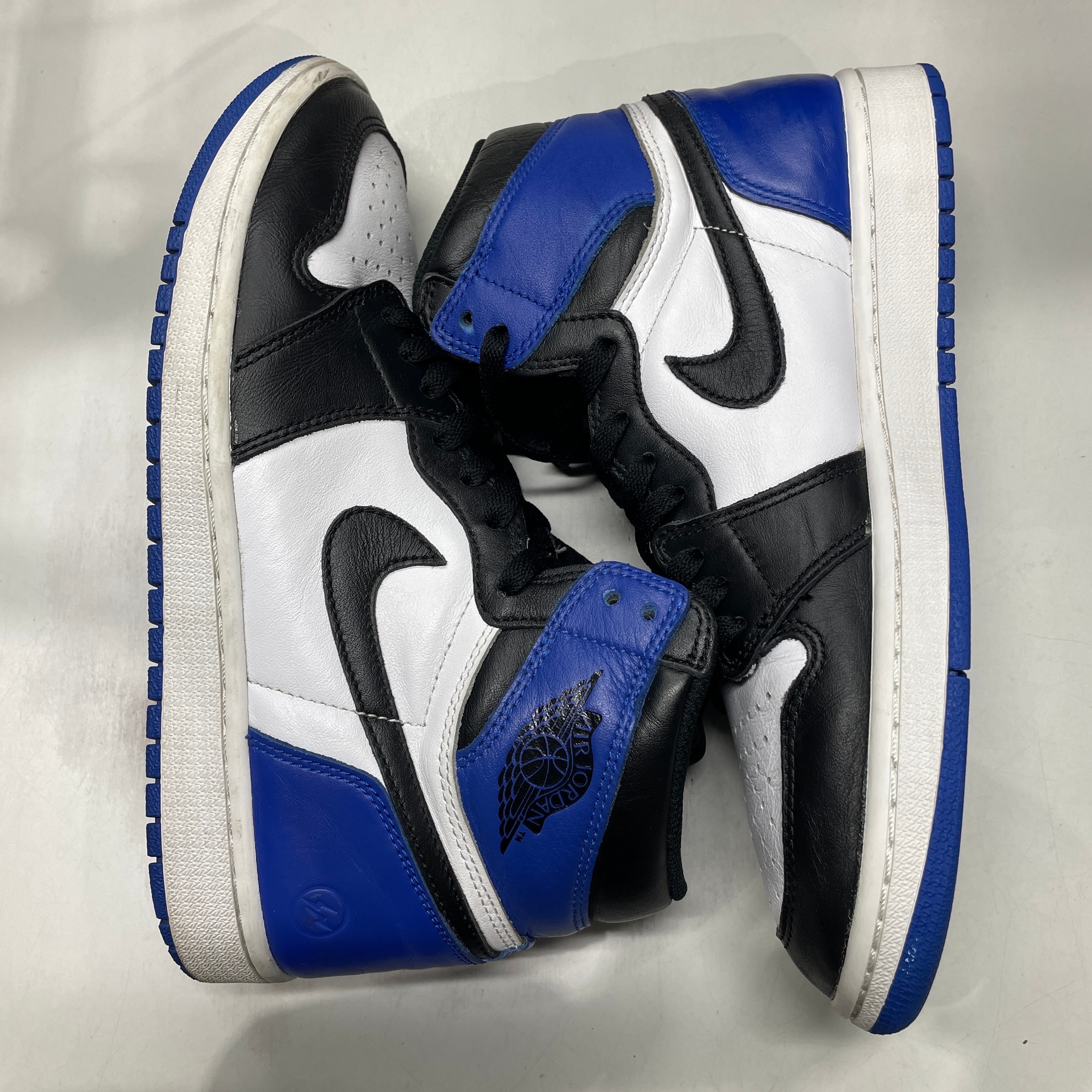 fragment design × Nike Air Jordan 1 Retro High OG "Black/Sport Royal/White"