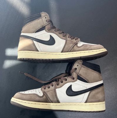 Travis Scott × Nike Air Jordan 1 Retro High OG TS SP "Sail/Dark Mocha"