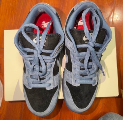 Supreme × Nike SB Dunk Low "Ocean Fog" (North America Exclusive) (25FW Week2)