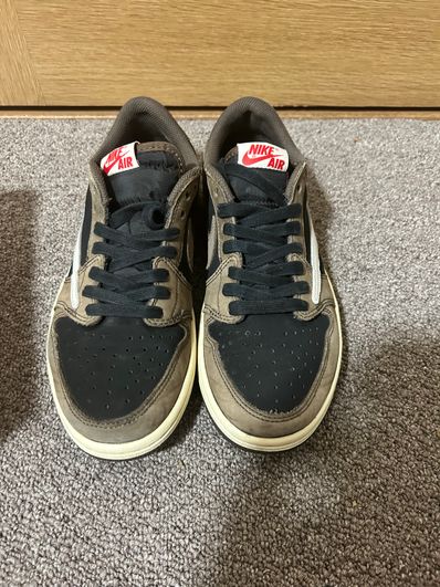 Travis Scott × Nike Air Jordan 1 Low OG SP-T "Black/Dark Mocha"