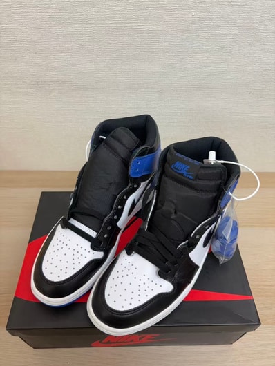 fragment design × Nike Air Jordan 1 Retro High OG "Black/Sport Royal/White"