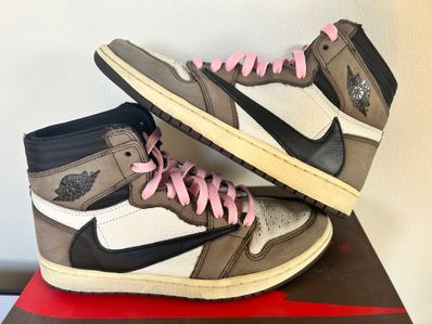 Travis Scott × Nike Air Jordan 1 Retro High OG TS SP "Sail/Dark Mocha"