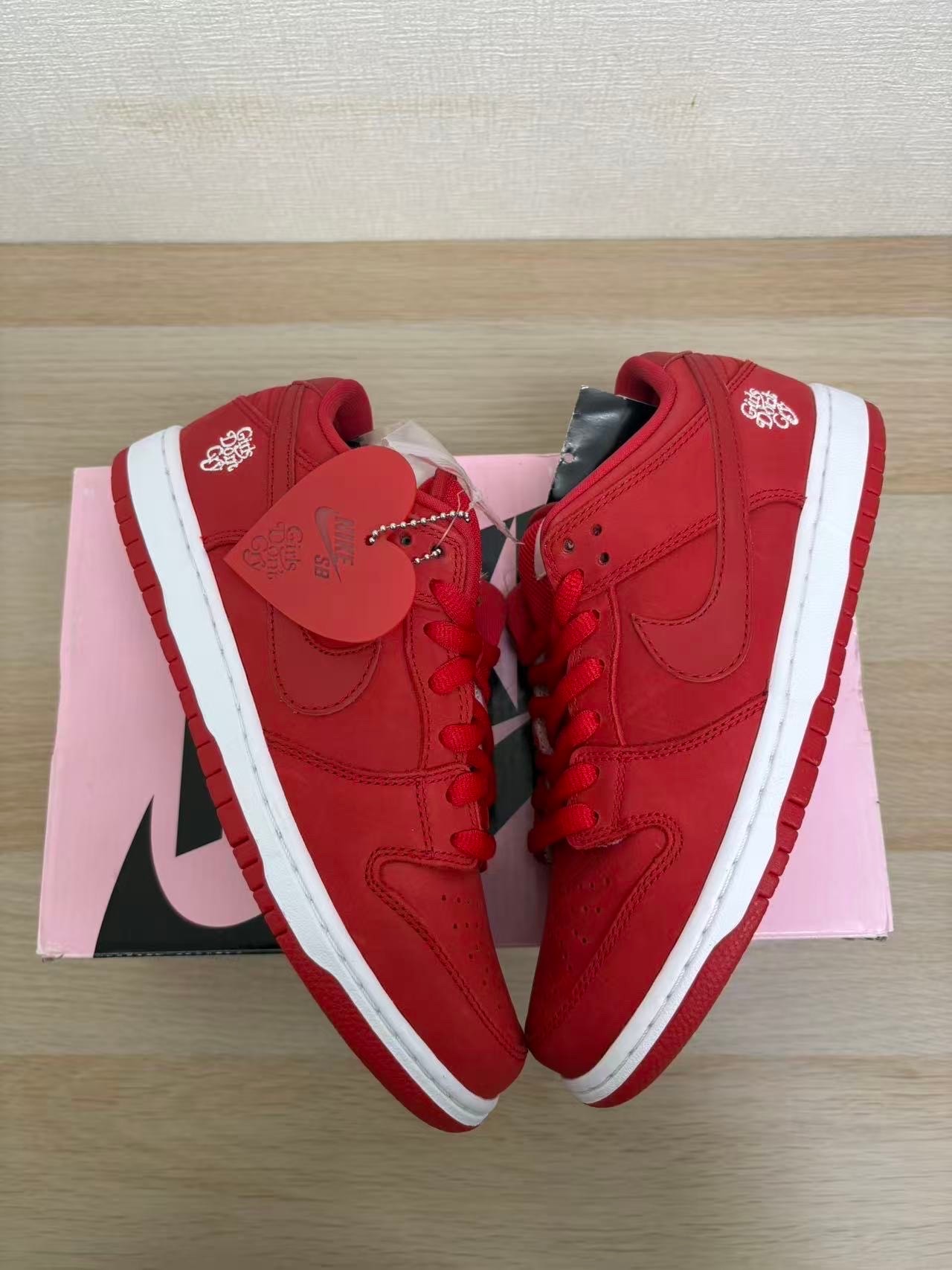 Girls Don't Cry × Nike SB Dunk Low Pro QS "Red" / VERDY