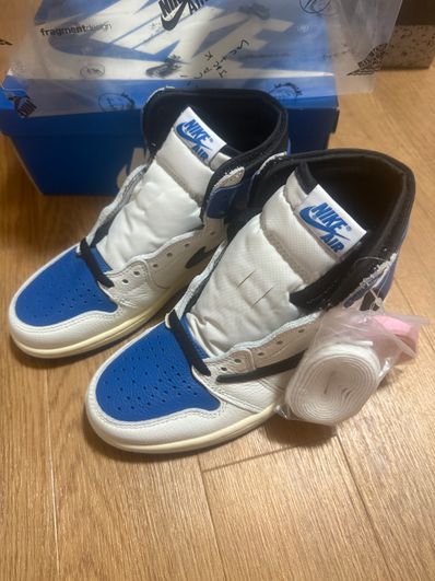 Travis Scott × fragment design × Nike Air Jordan 1 Retro High OG SP "Military Blue"