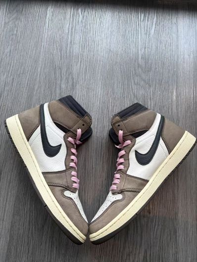 Travis Scott × Nike Air Jordan 1 Retro High OG TS SP "Sail/Dark Mocha"