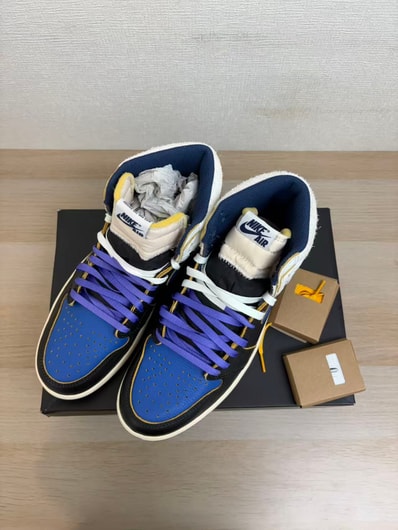 fragment design × UNION × Nike Air Jordan 1 High OG "Sport Royal"