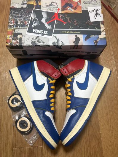 Union × Nike Air Jordan 1 Retro High OG NRG "Storm Blue/Varsity Red"