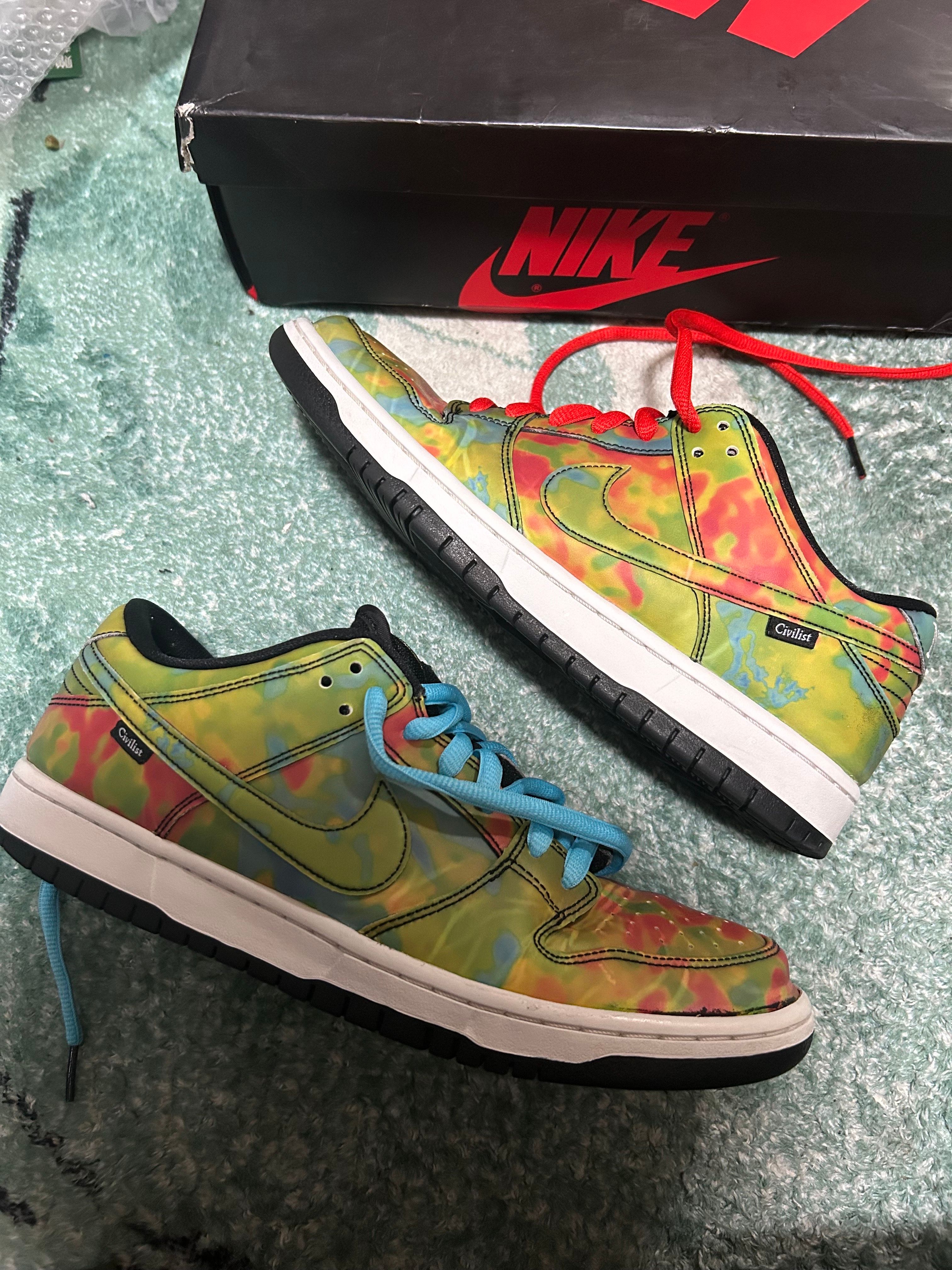 Civilist × Nike SB Dunk Low "Thermography"