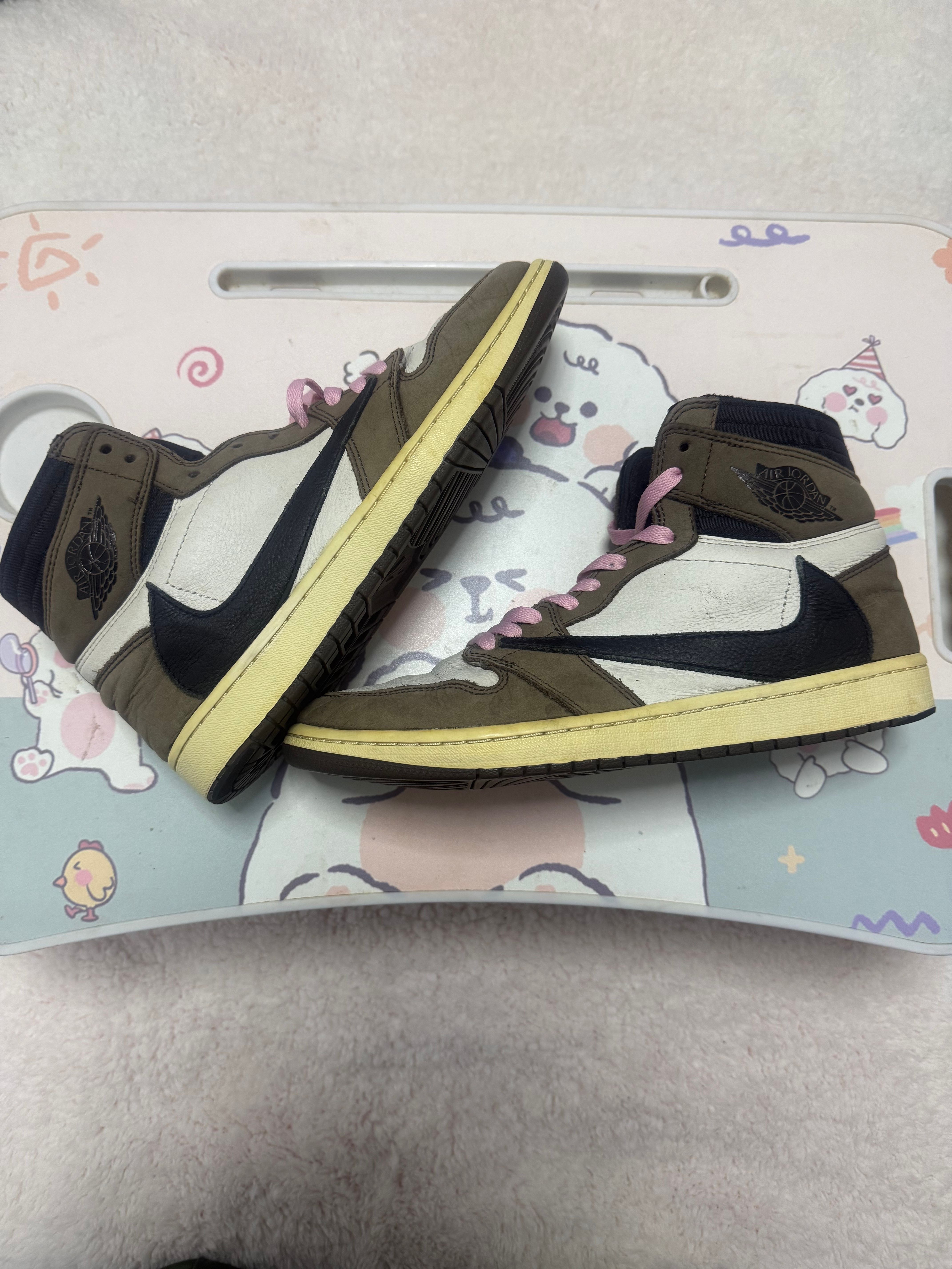 Travis Scott × Nike Air Jordan 1 Retro High OG TS SP "Sail/Dark Mocha"
