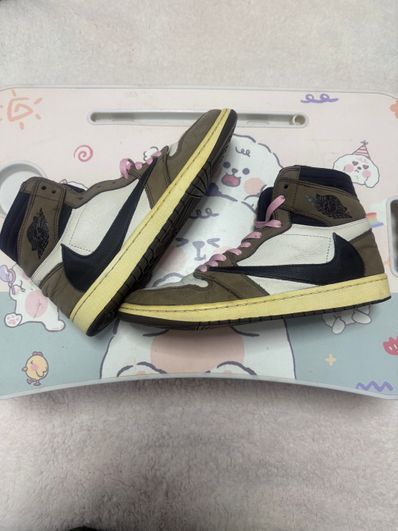 Travis Scott × Nike Air Jordan 1 Retro High OG TS SP "Sail/Dark Mocha"