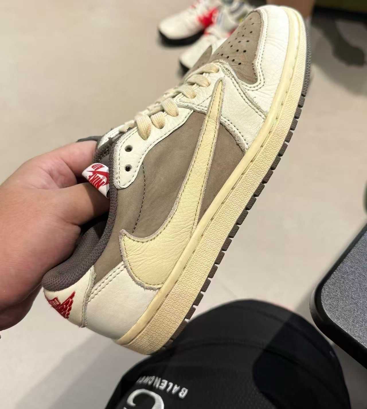 Travis Scott × Nike Air Jordan 1 Low OG SP "Reverse Mocha/Sail and Ridgerock"