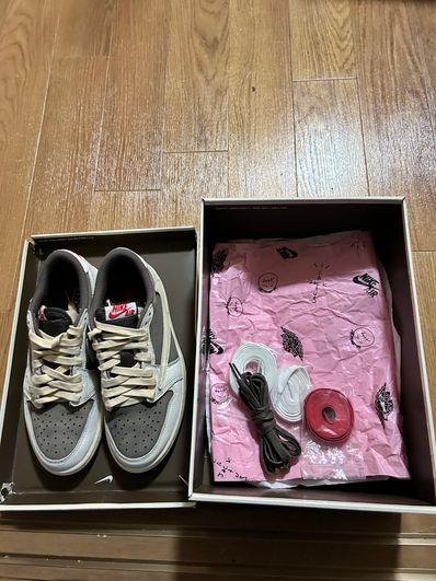 Travis Scott × Nike Air Jordan 1 Low OG SP "Reverse Mocha/Sail and Ridgerock"