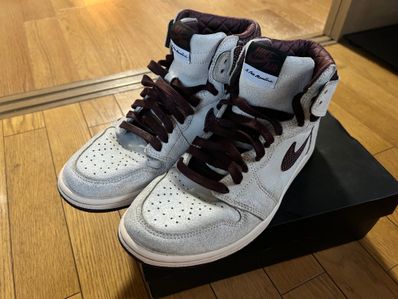 A Ma Maniere × Nike Air Jordan 1 Retro High OG "Sail and Burgundy"